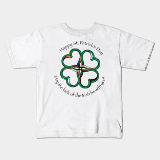 May the Luck of the Irish Be With You! Kids T-Shirt